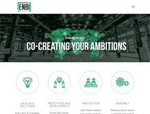 Tablet Screenshot of enbi-plastics.com